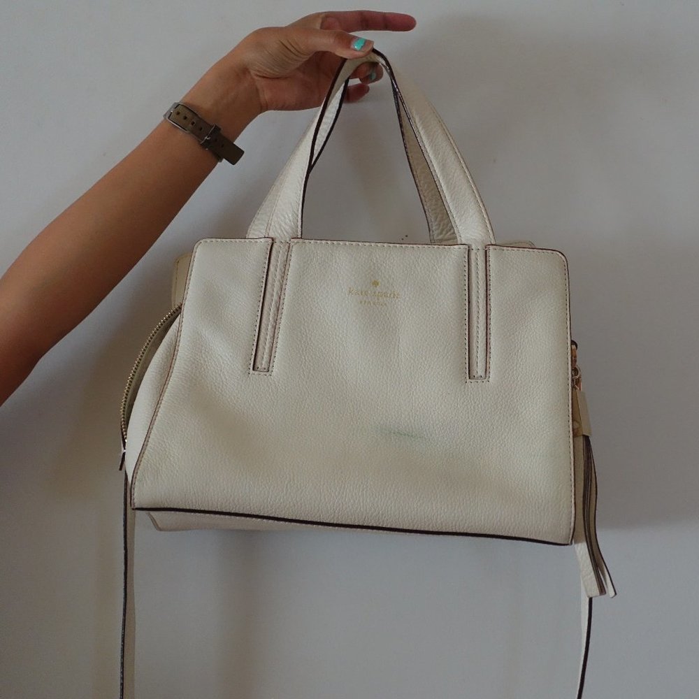 Kate Spade white crossbody purse with tags